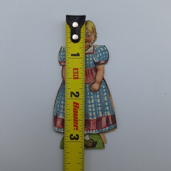 Vintage Mayer Paper Doll Girl Honorbilt Advertising 3 Inch Collectible Retro Fun - Picture 4 of 4
